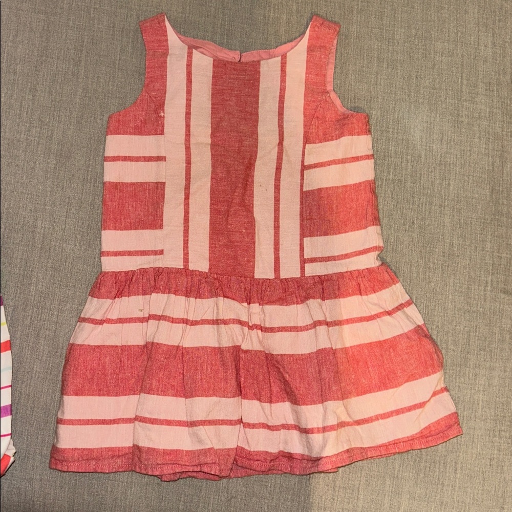 Janie and Jack Blue, Red, and Multicolor Kids Dress Set - Picture 6 of 7